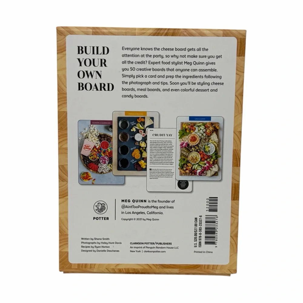 Charcuterie Cheese Board Recipe Cards - New - 50 Cards